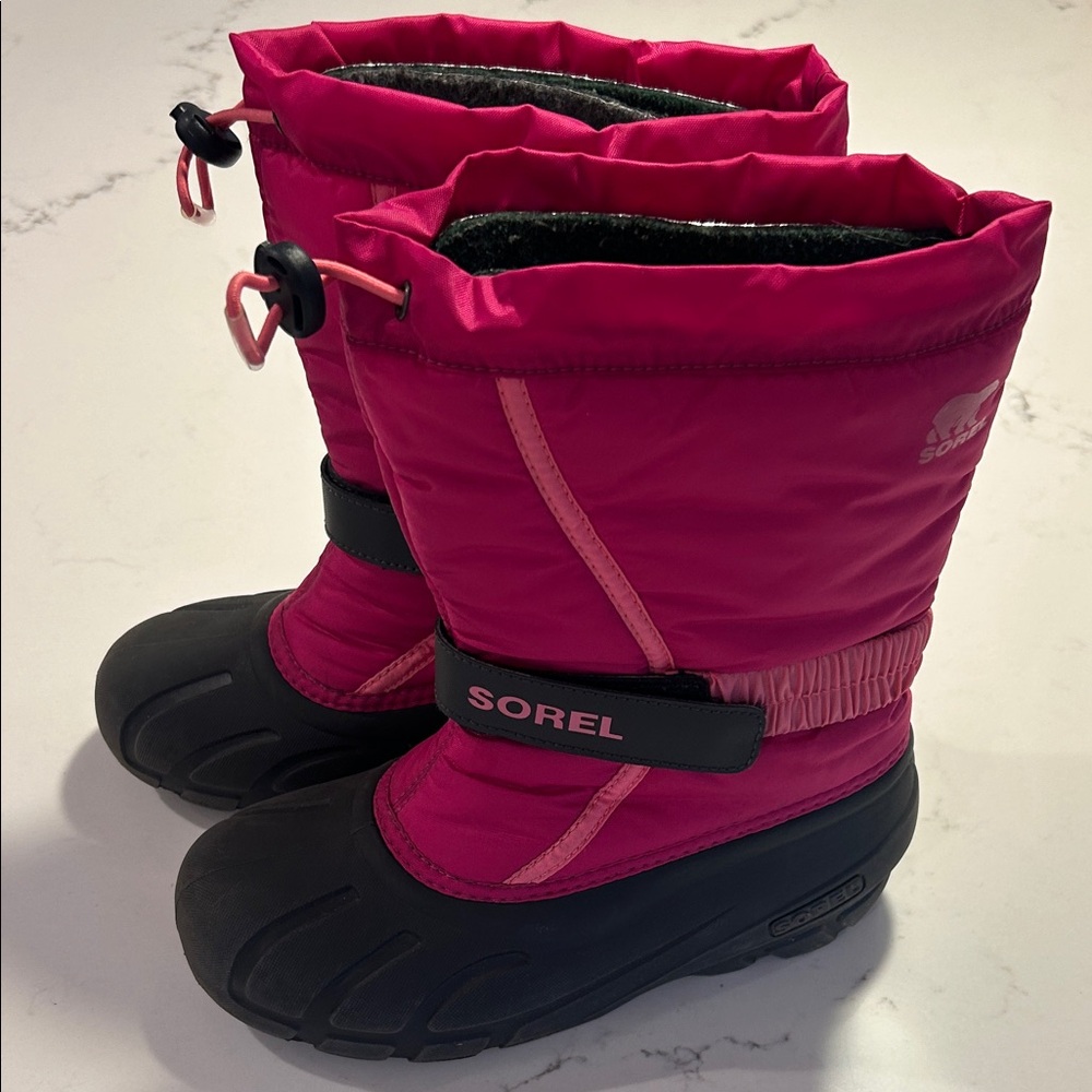 Sorel Kids Boots in Pink and Gray